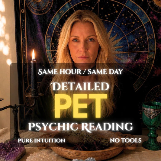 Pet Psychic Reading Same Hour or Same Day